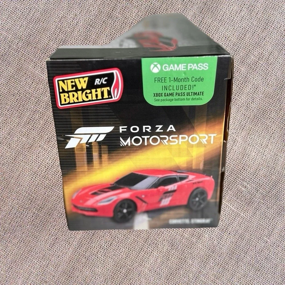 New Bright Forza Motorsport RC Corvette Stingray Unisex OS Red Turbo No. 2483